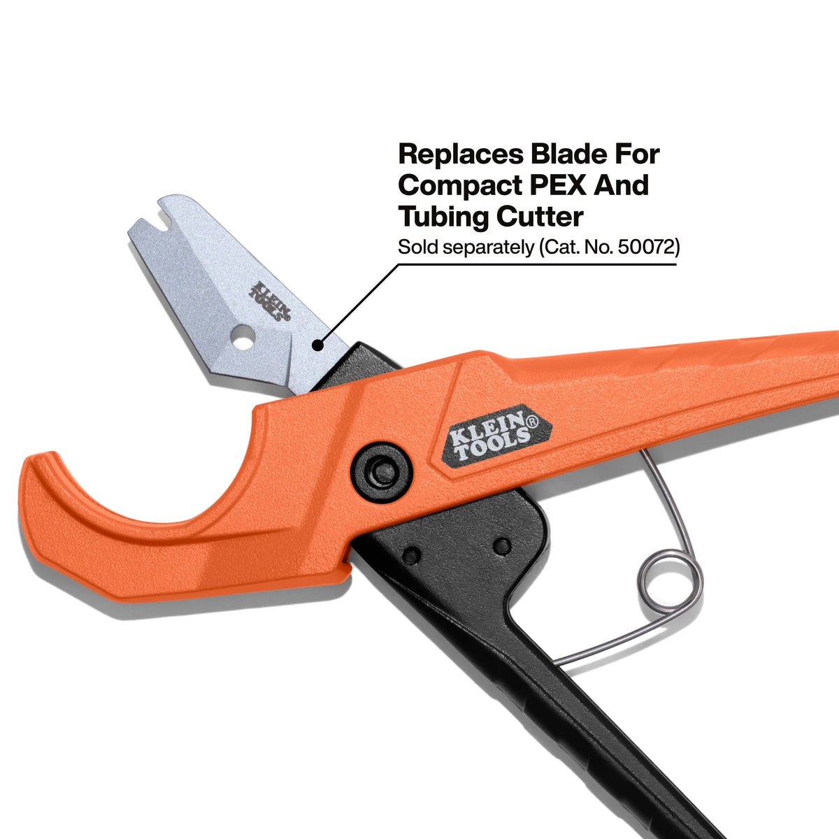 Klein Tools 50076 PEX cutter blade exchanged with a Phillips #2 screwdriver
