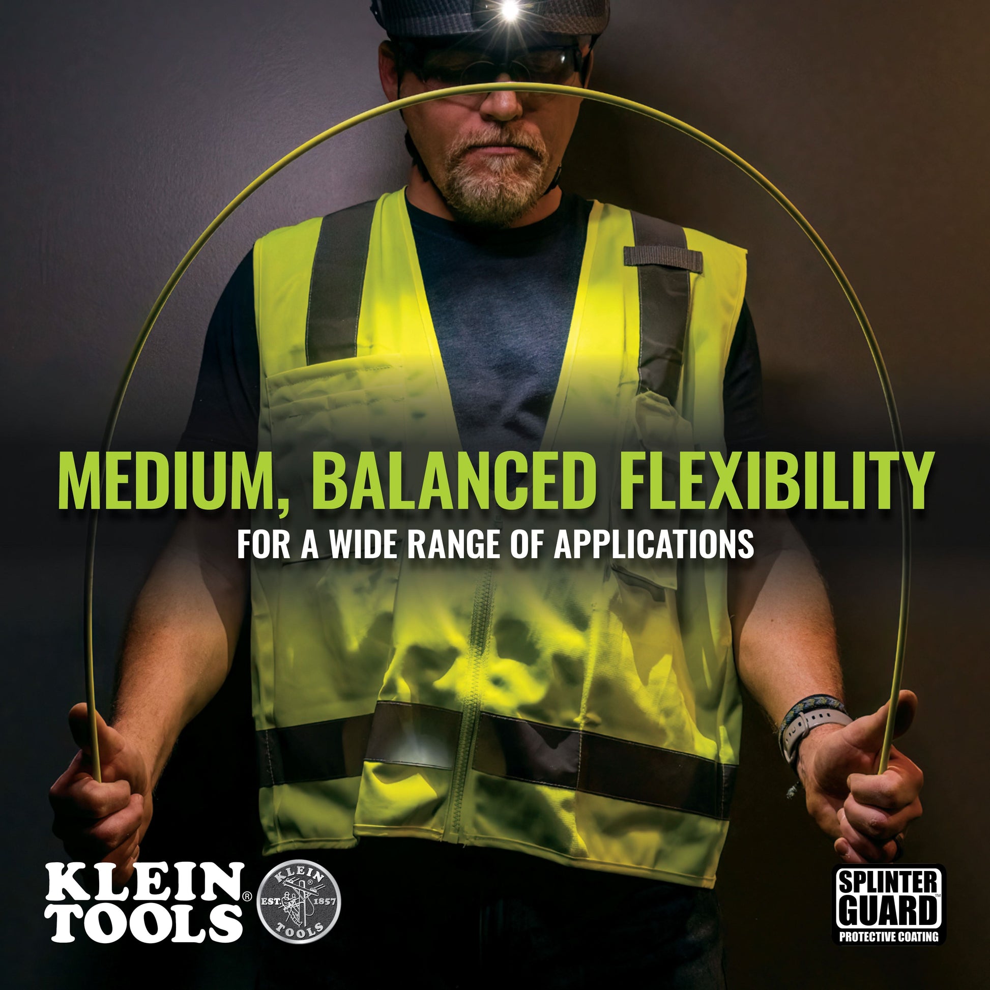 Klein Tools 50152 Mid Flex Glow Rod, 15-Foot