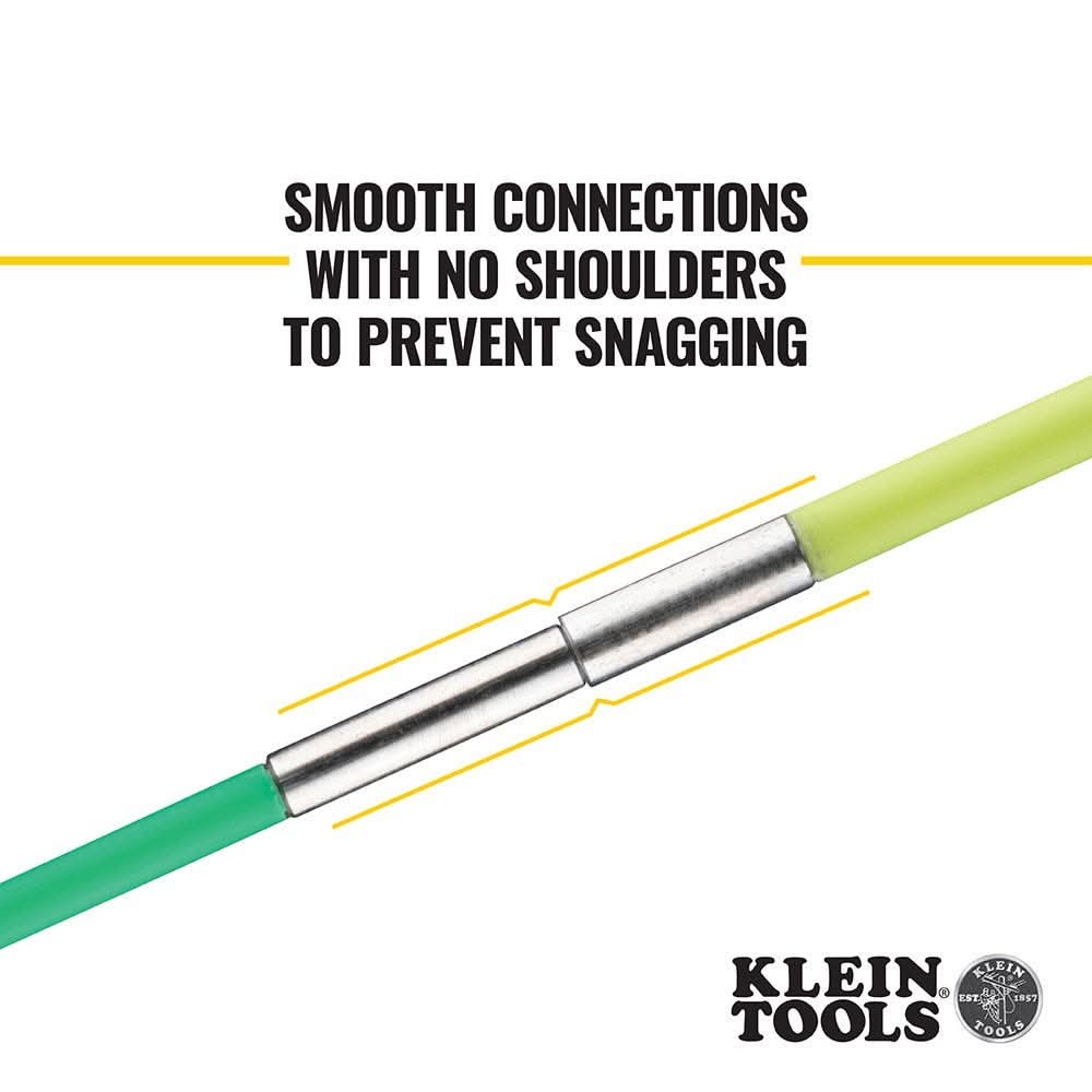 Klein Tools 25 ft. Multi Flex Glow Rod Set with Folding Jab Saw and Solid/Stranded Copper Wire Stripper