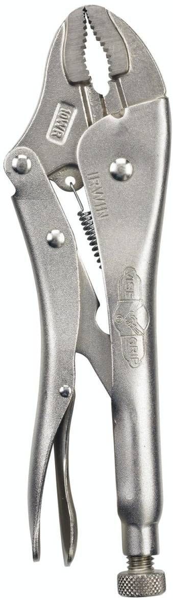 Irwin 502L3 VISE GRIP The Original Curved Jaw Locking Pliers with Wire Cutter 10-in.