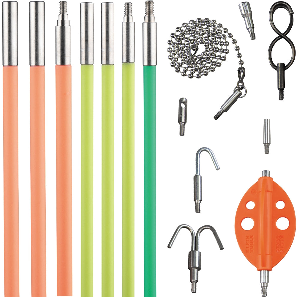 Klein Tools 50354 Multi-Flex Glow Rod Set, 35 ft.