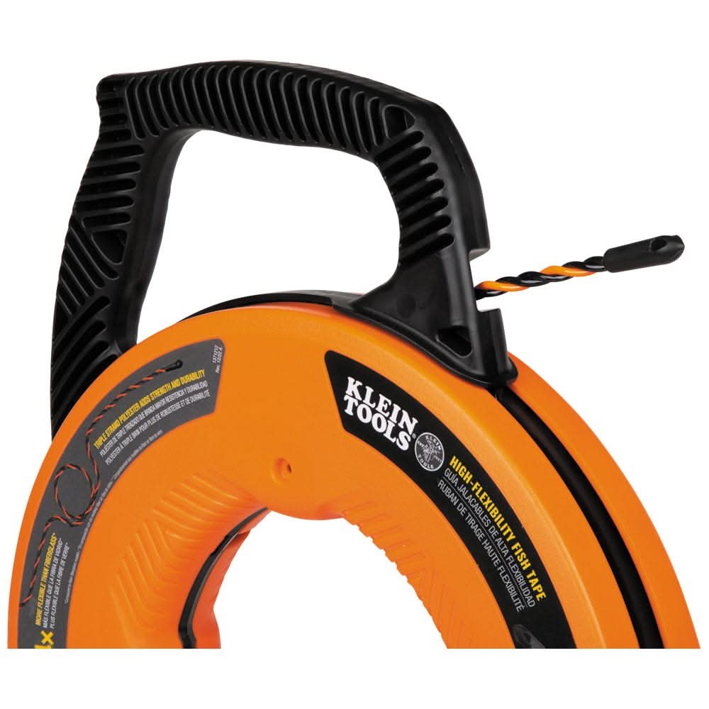 Tool Rk50375 Klein Tools 50375 High Flex Polyester Fish Tape, 75 ft. – Tool Nut