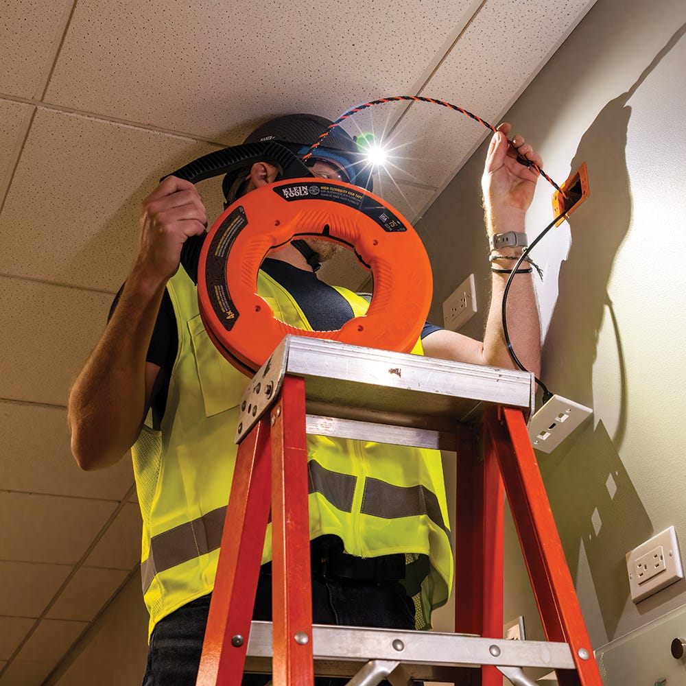 Klein Tools 50375 High Flex Polyester Fish Tape, 75 ft.