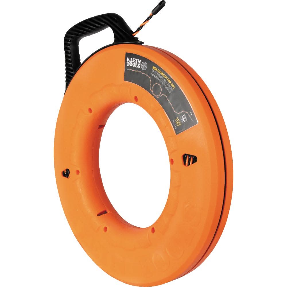 Klein Tools 50376 High Flex Polyester Fish Tape, 150 ft.