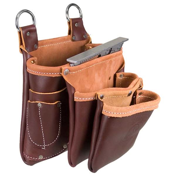 Occidental Leather 5063 3 Pouch Beltless Fastener Bag