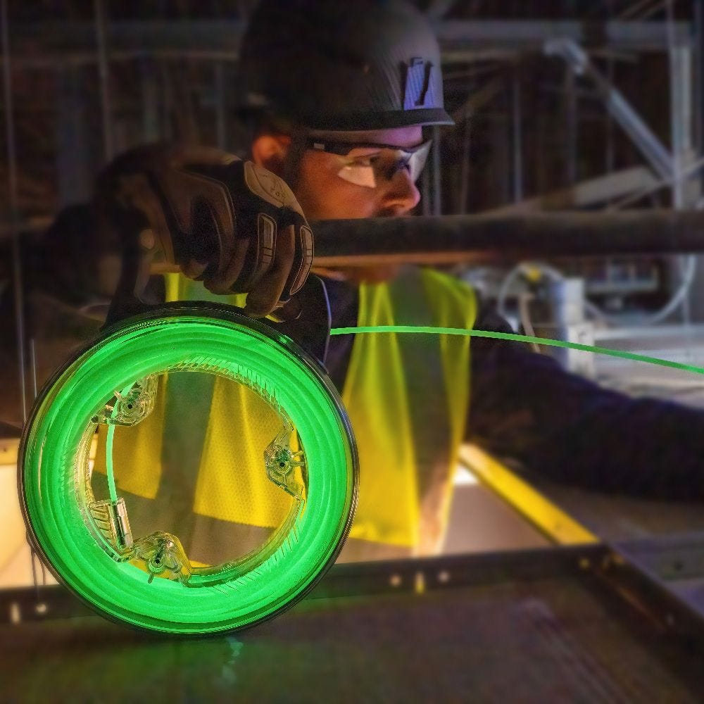 Klein Tools 50660 Glow in the Dark Fish Tape, 40 ft.