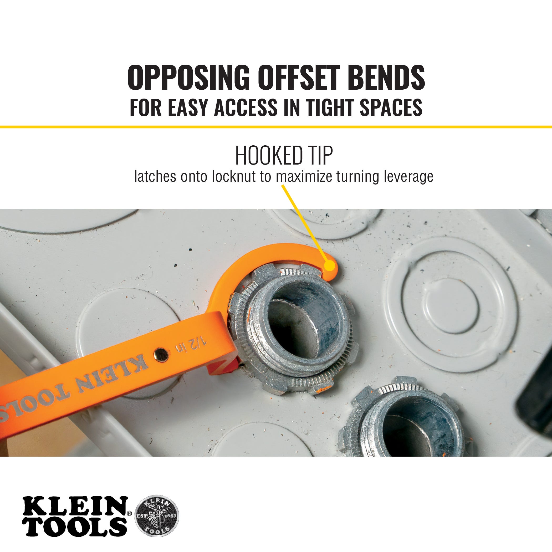 Klein Tools 50900R Locknut Wrench Set