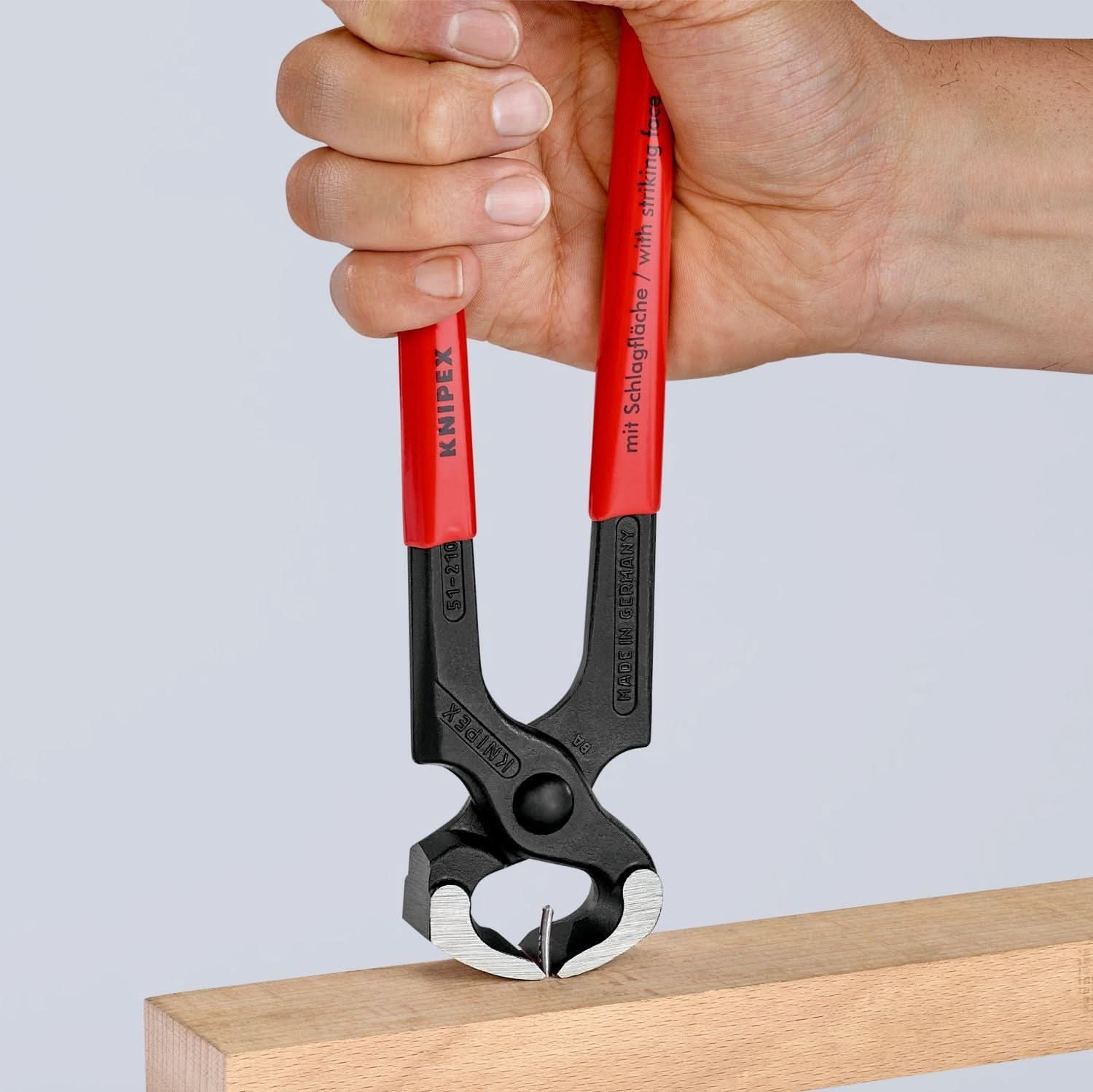 Knipex 51 01 210 Carpenters' End Cutting Pliers-Hammer Head Style