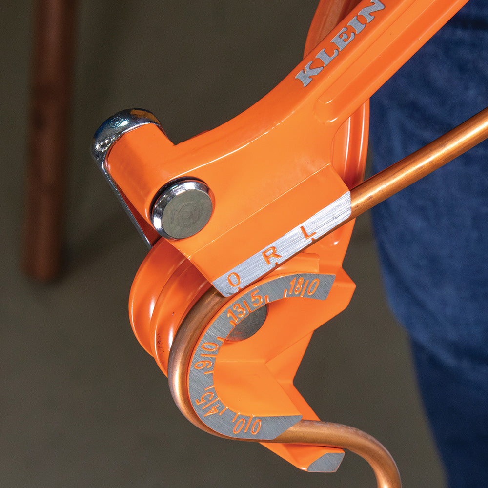 Klein 3-in-1 Tubing Bender (51006) making a bend