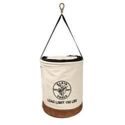 Klein Tools 5104CLR17 Canvas Bucket with Closing Top, 17-Inch