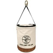 Klein Tools 5104CLR22 Canvas Bucket with Bucket Top, 22-Inch