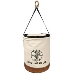 Klein Tools 5104CLR22 Canvas Bucket with Bucket Top, 22-Inch