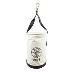 Klein Tools 5106S Straight Wall Bucket with Swivel Snap Hook