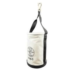 Klein Tools 5106S Straight Wall Bucket with Swivel Snap Hook