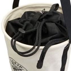 Klein Tools 5114DSC22 Canvas Bucket with Drawstring Close, 22-Inch