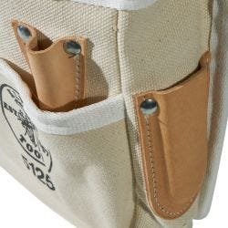 Klein Tools 5125 Tool Pouch, 5-Pocket, Canvas