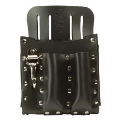 Klein Tools 5126 Leather Tool Pouch with Knife Snap, 5-Pocket