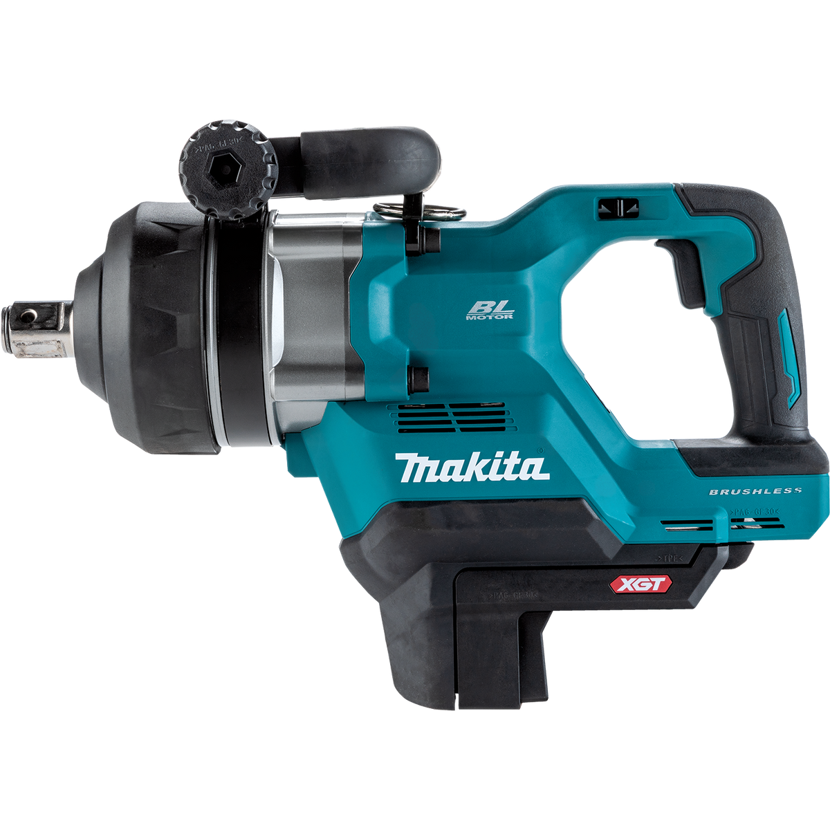 Makita 40V max XGT Brushless 4-Speed High-Torque 1-in. Sq. Drive D-Handle Short Anvil Impact Wrench w/ Friction Ring (GWT09Z) - feature detail 11