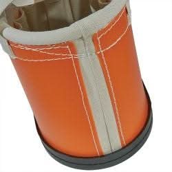 Klein Tools 5144B Canvas Bucket, 15 Interior Pocket Aerial Oval Bucket