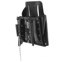 Klein Tools 5167 Leather Tool Pouch, 11-Pocket