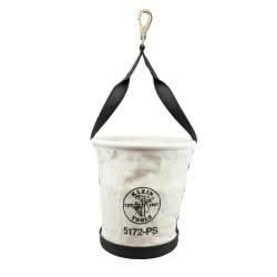 Klein Tools 5172PS Heavy-Duty Tapered Wall Bucket 15 Pocket