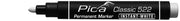 Pica Classic 522 Permanent Marker, White, 1-Pack