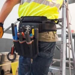 Klein Tools 5241 Tradesman Pro Tool Pouch, 6 Pockets, 10.25 x 6.75 x 10.25-Inch