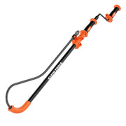 Klein Tools 53018 6-foot steel toilet auger with extendable shaft and protective boot
