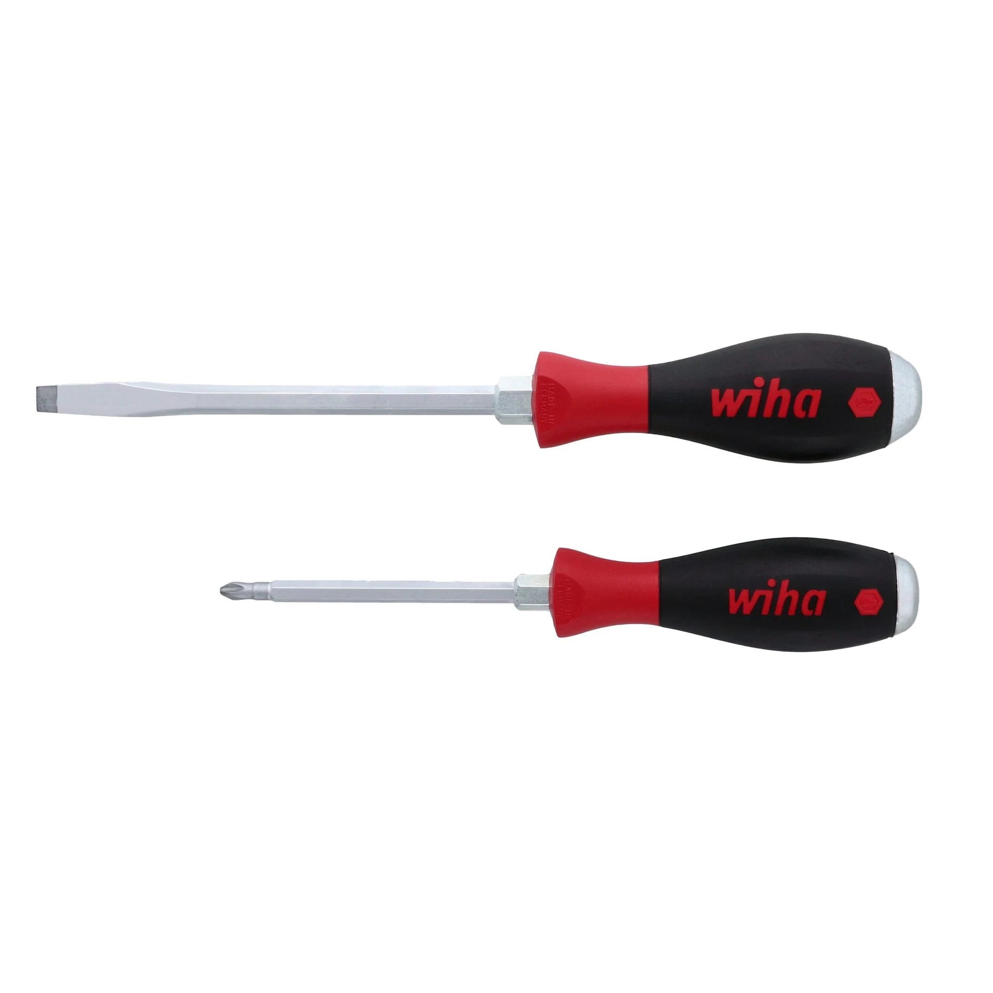 Wiha 53082 2-Piece SoftFinish X Heavy-Duty Screwdriver Set