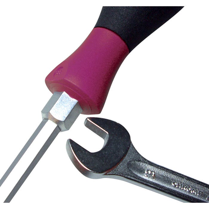 Wiha 53390 5-Piece MicroFinish Xheavy Duty Slotted and Phillips Screwdriver Set