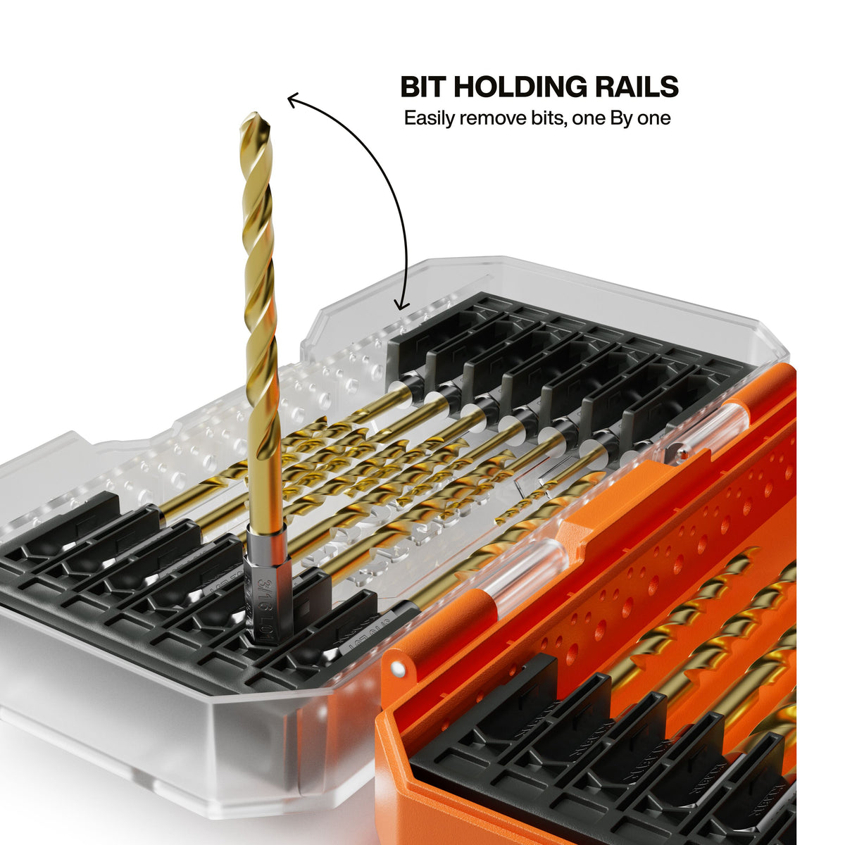 Klein Titanium Drill Bit Set, 21 Pieces (53621) feature detail