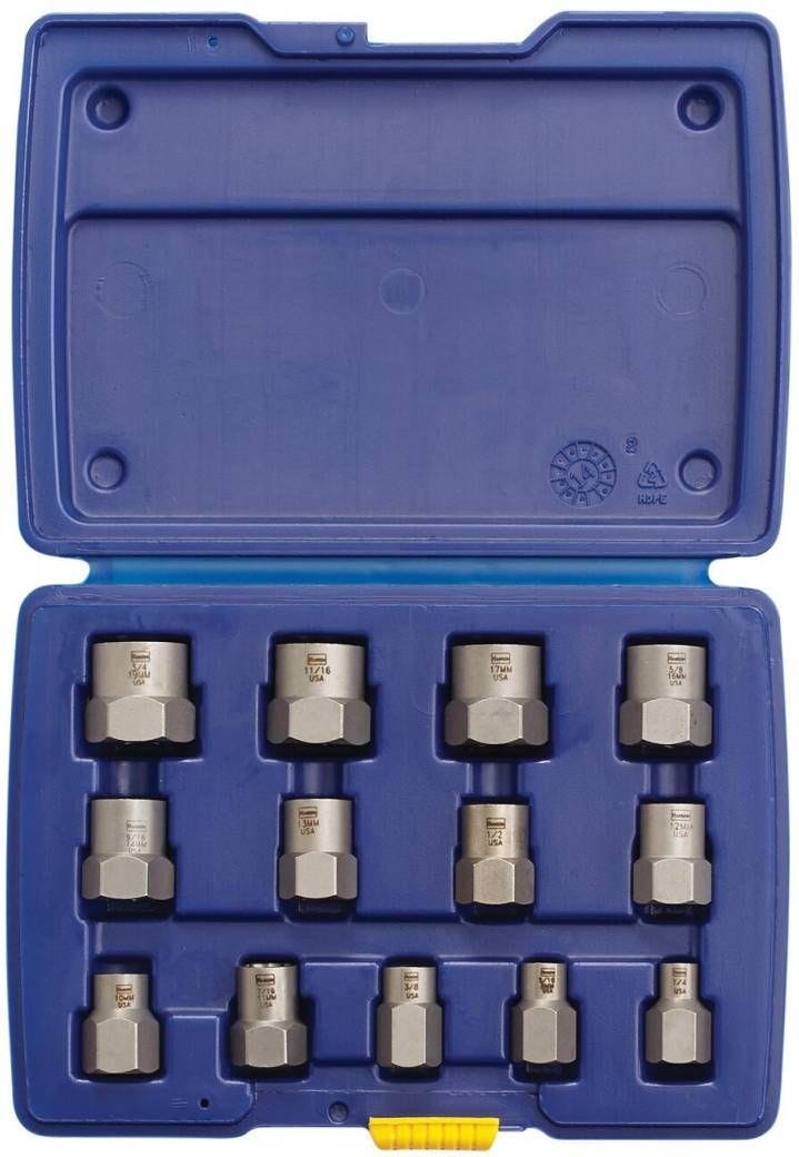 Irwin 54113 HANSON Professional's Industrial Bolt Extractor 13 Piece Set