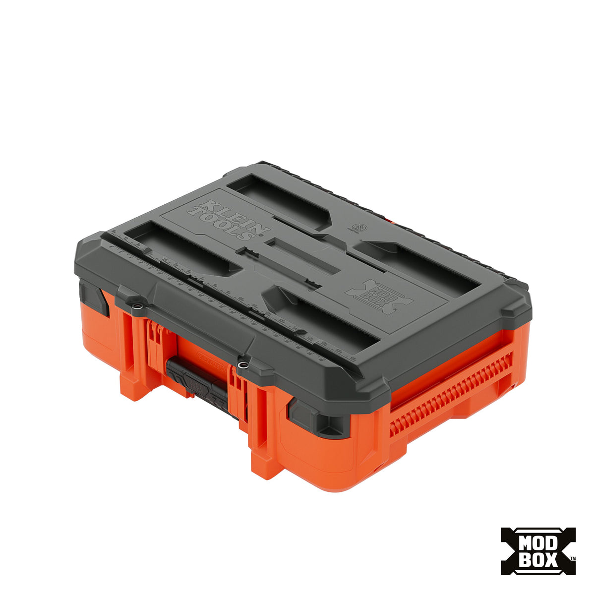 Klein Tools 54300MBX MODbox small toolbox in orange with removable tool caddy