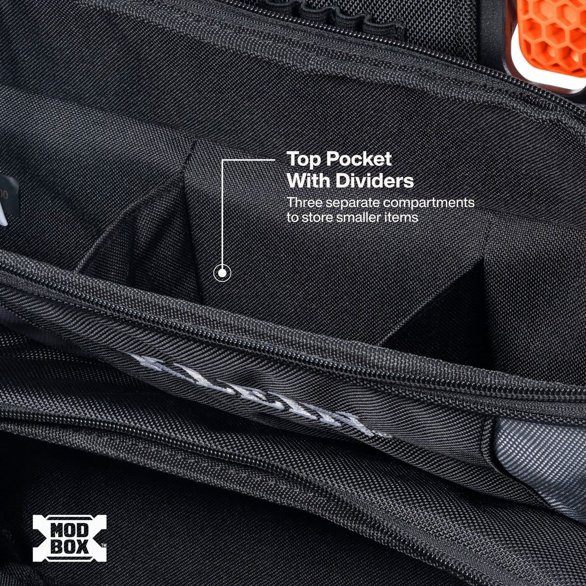 Klein Tools 54309MB roll up pouch top pocket with three compartments for wire connectors