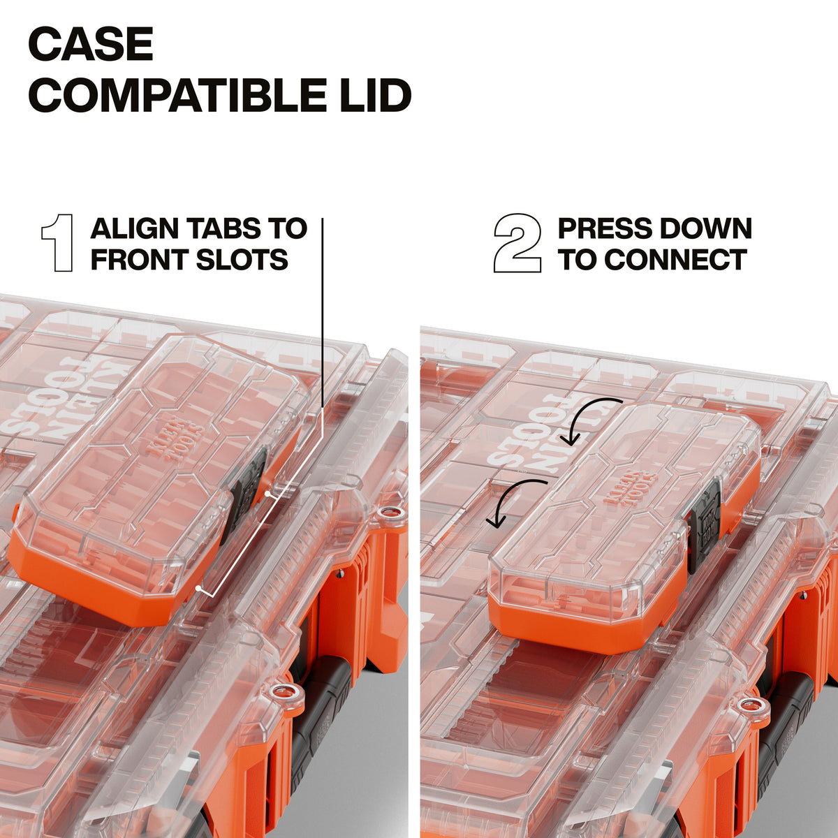 Klein Tools 54400MBX component box feature detail