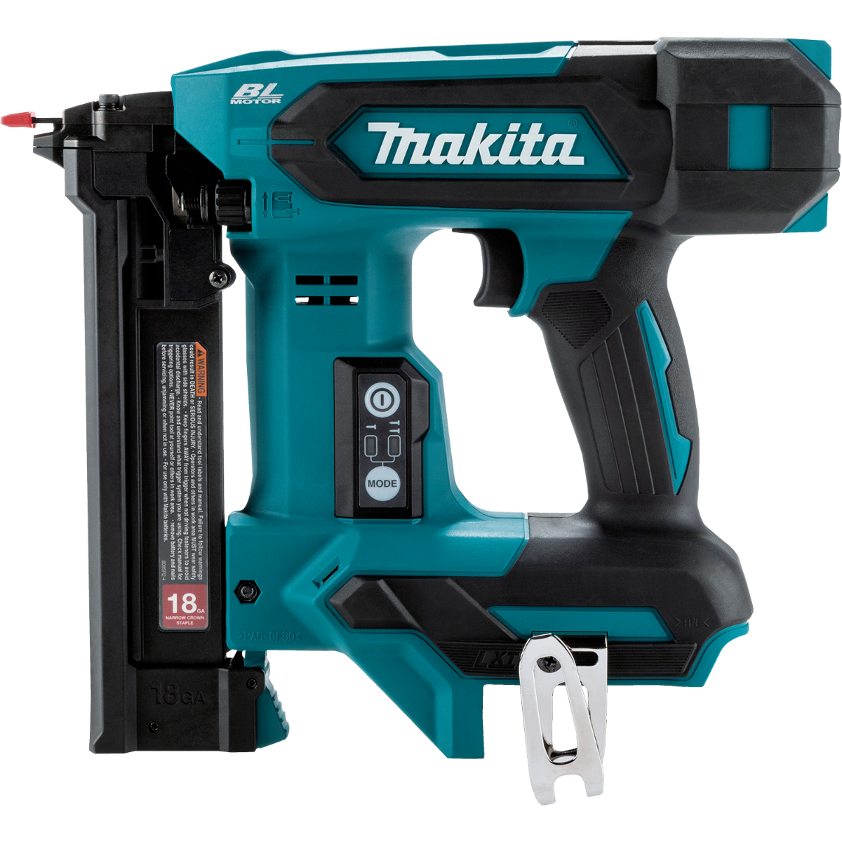 Makita XTS02Z 18V LXT Brushless Cordless 1/4-in. Narrow Crown 18-Gauge Stapler, Tool Only