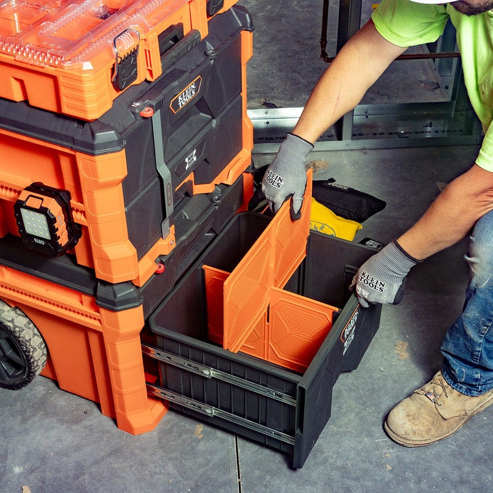 Klein 54801MB MODbox Two-Drawer Rolling Tool Box