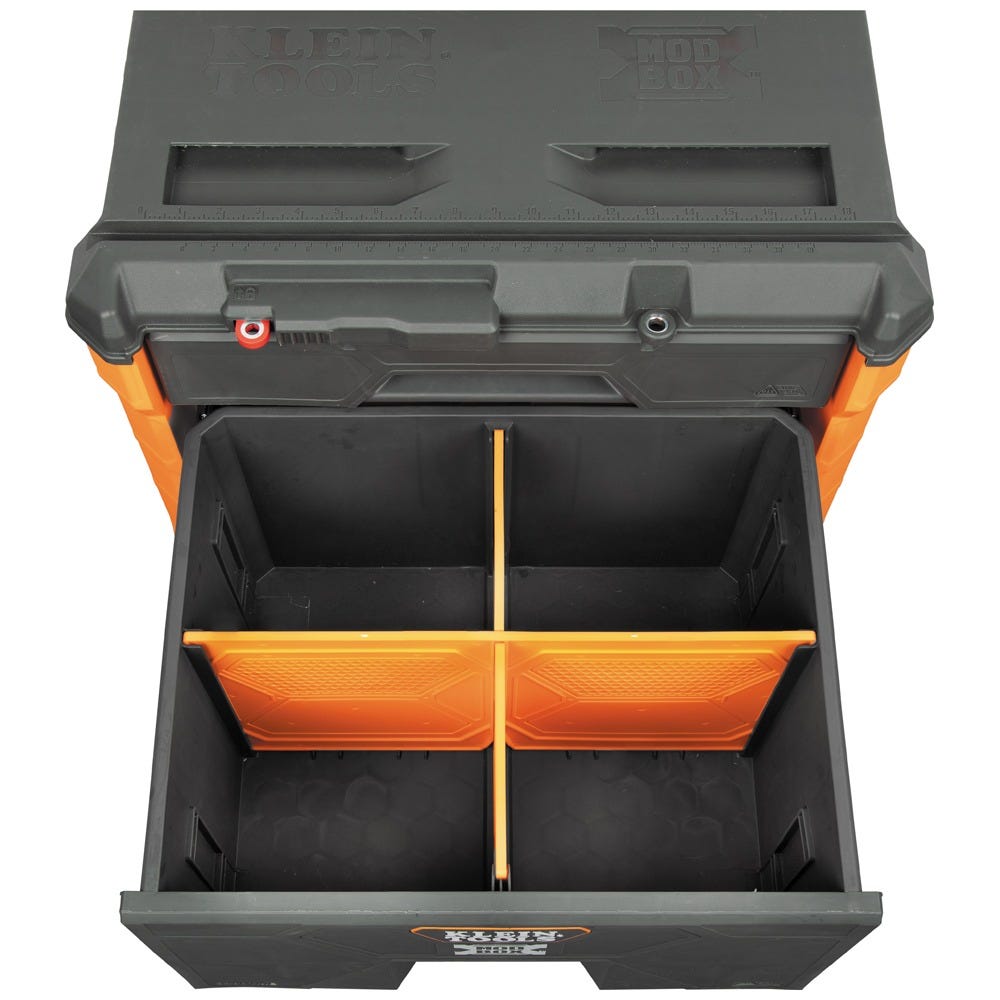 Klein 54801MB MODbox Two-Drawer Rolling Tool Box