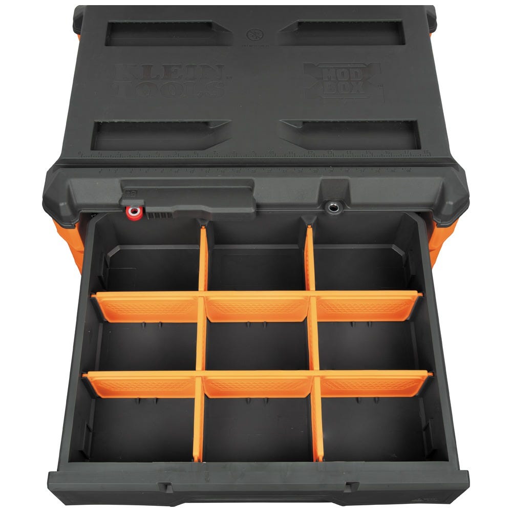 Klein 54801MB MODbox Two-Drawer Rolling Tool Box