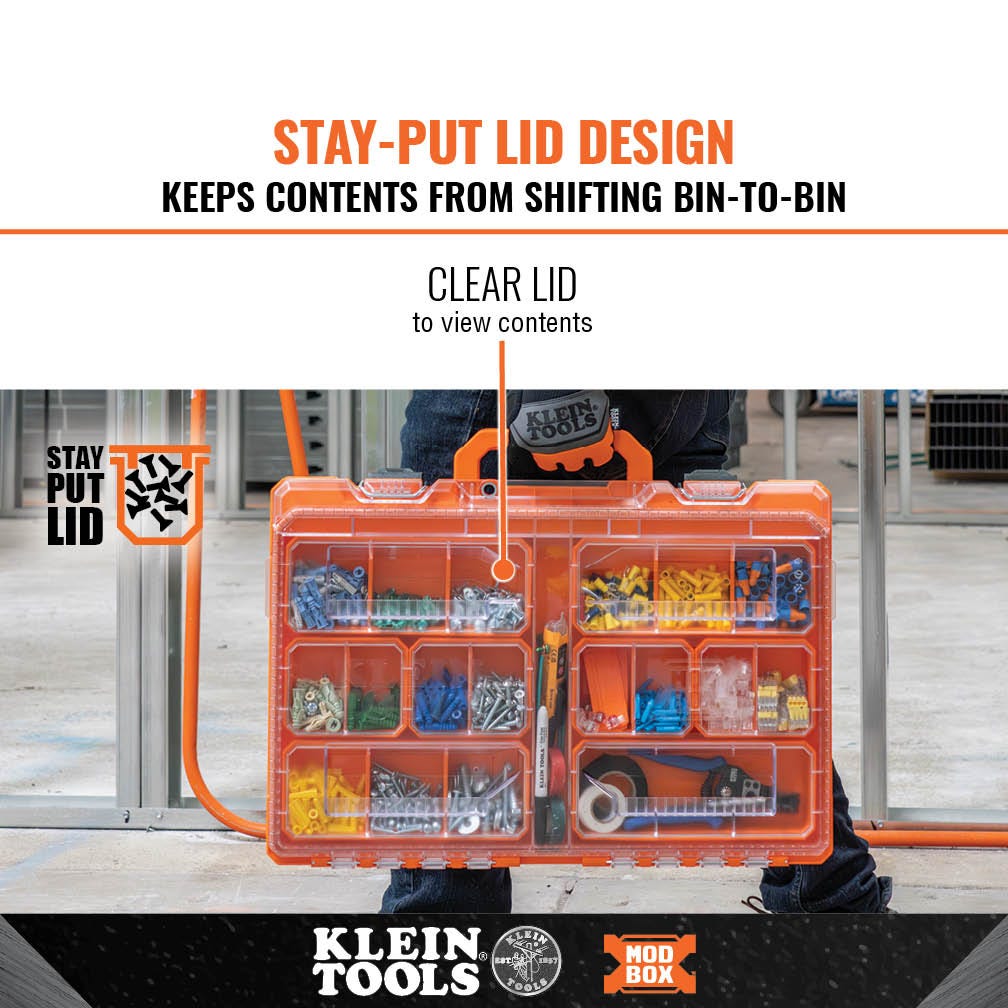 Klein Tools 54807MB MODbox Short Component Box, Full Width