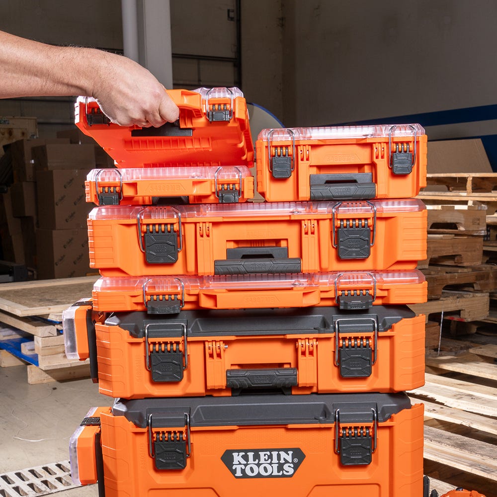 コンポスト Klein Tools 54809MB MODbox Short Component Box, Half Width – Tool Nut