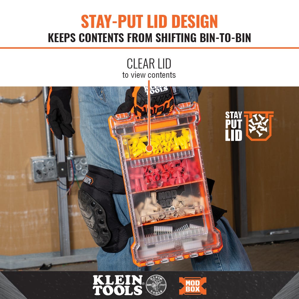 Klein Tools 54812MB MODbox Tool Bag, Tote, and Backpack Component Box