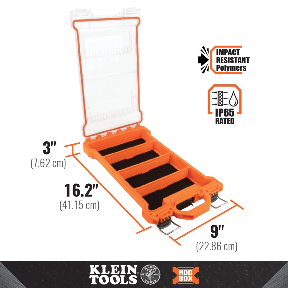 Klein Tools 54812MB MODbox Tool Bag, Tote, and Backpack Component Box