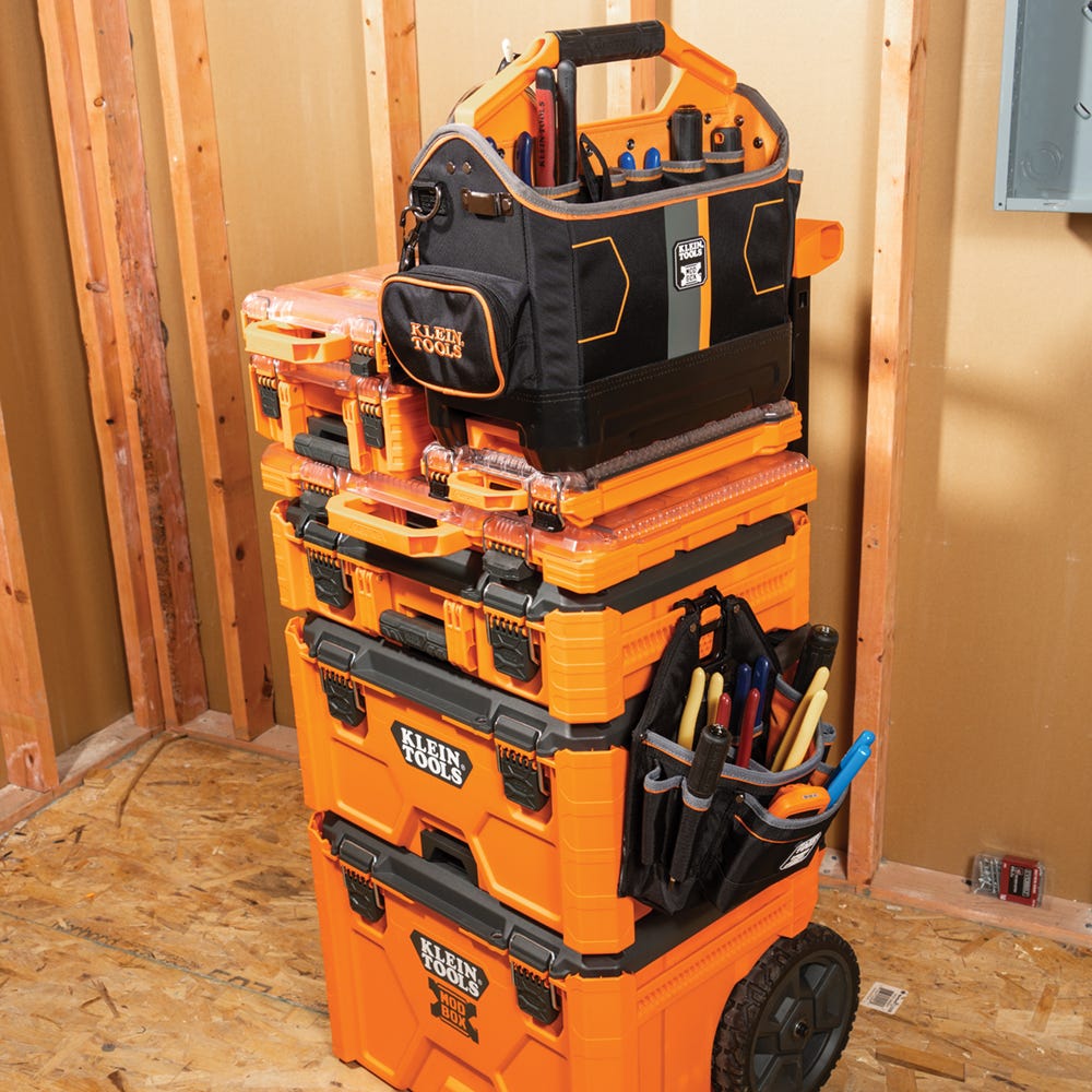 Klein Tools 54812MB MODbox Tool Bag, Tote, and Backpack Component Box