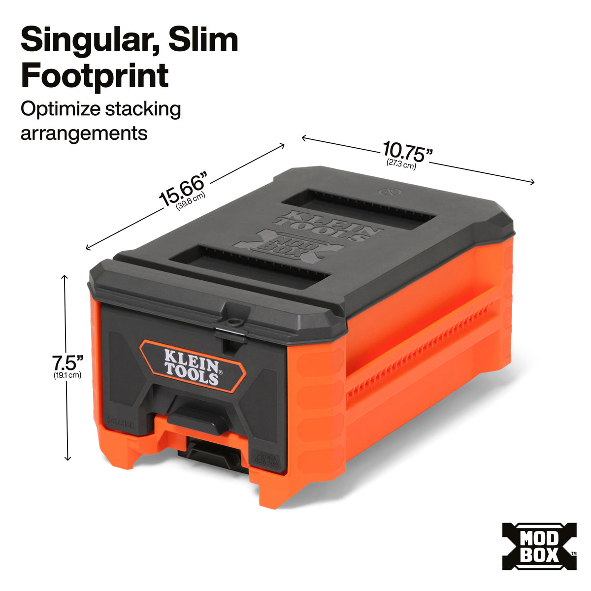 Klein MODbox Compact Single Drawer, Half Width - view 4
