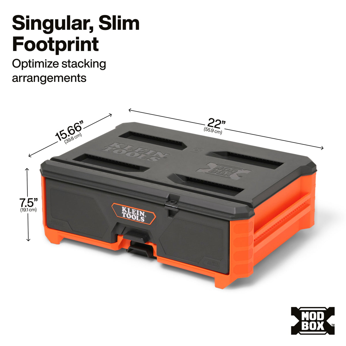Klein MODbox Compact Single Drawer, Full Width (54844MB) – Tool Nut