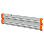 Klein Tools MODbox Wall System 32-Inch Panel 2-Pack (54854MB) two gray 32-inch MODbox wall rail panels