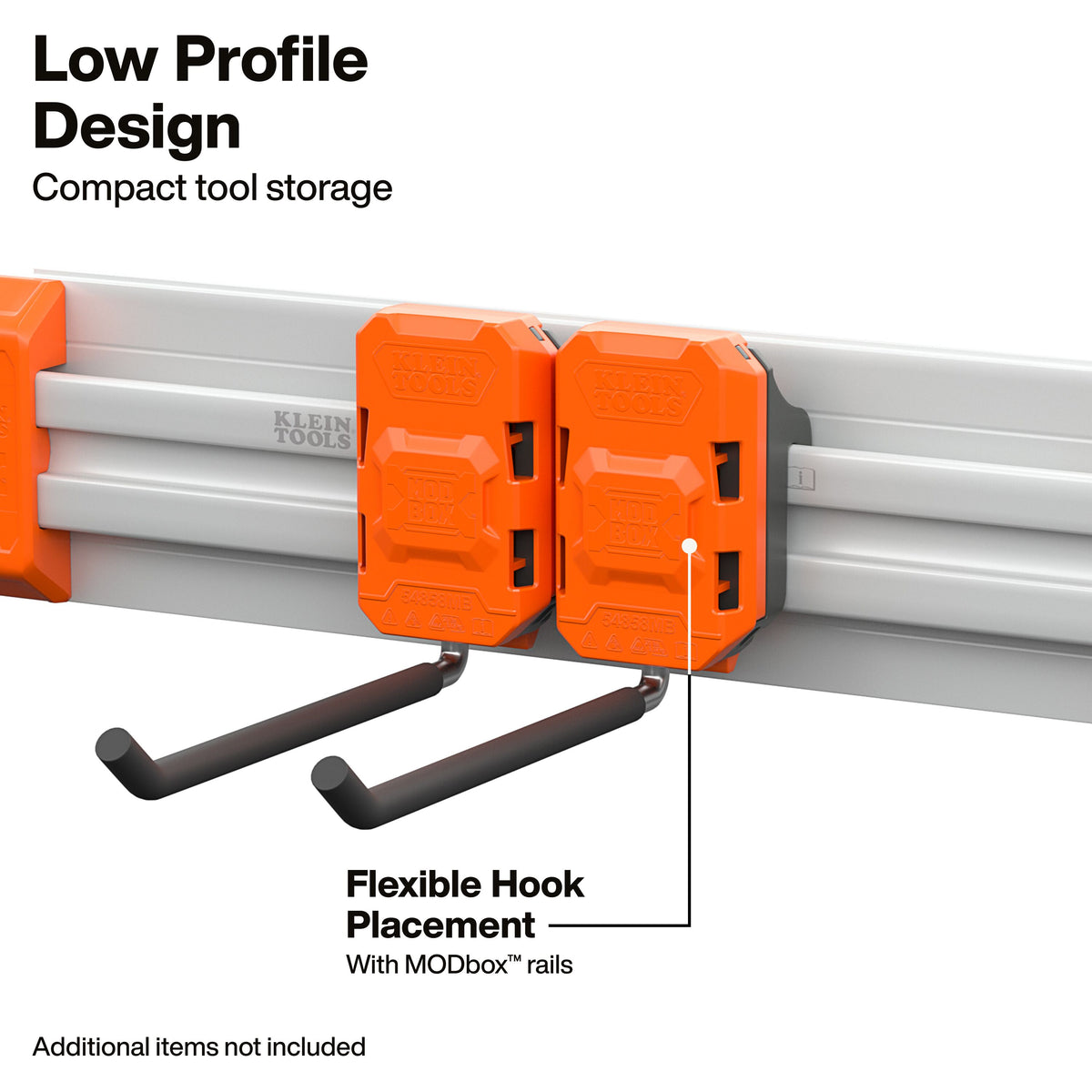 Klein Tools 54858MB MODbox long hook tool-free snap-in mounting
