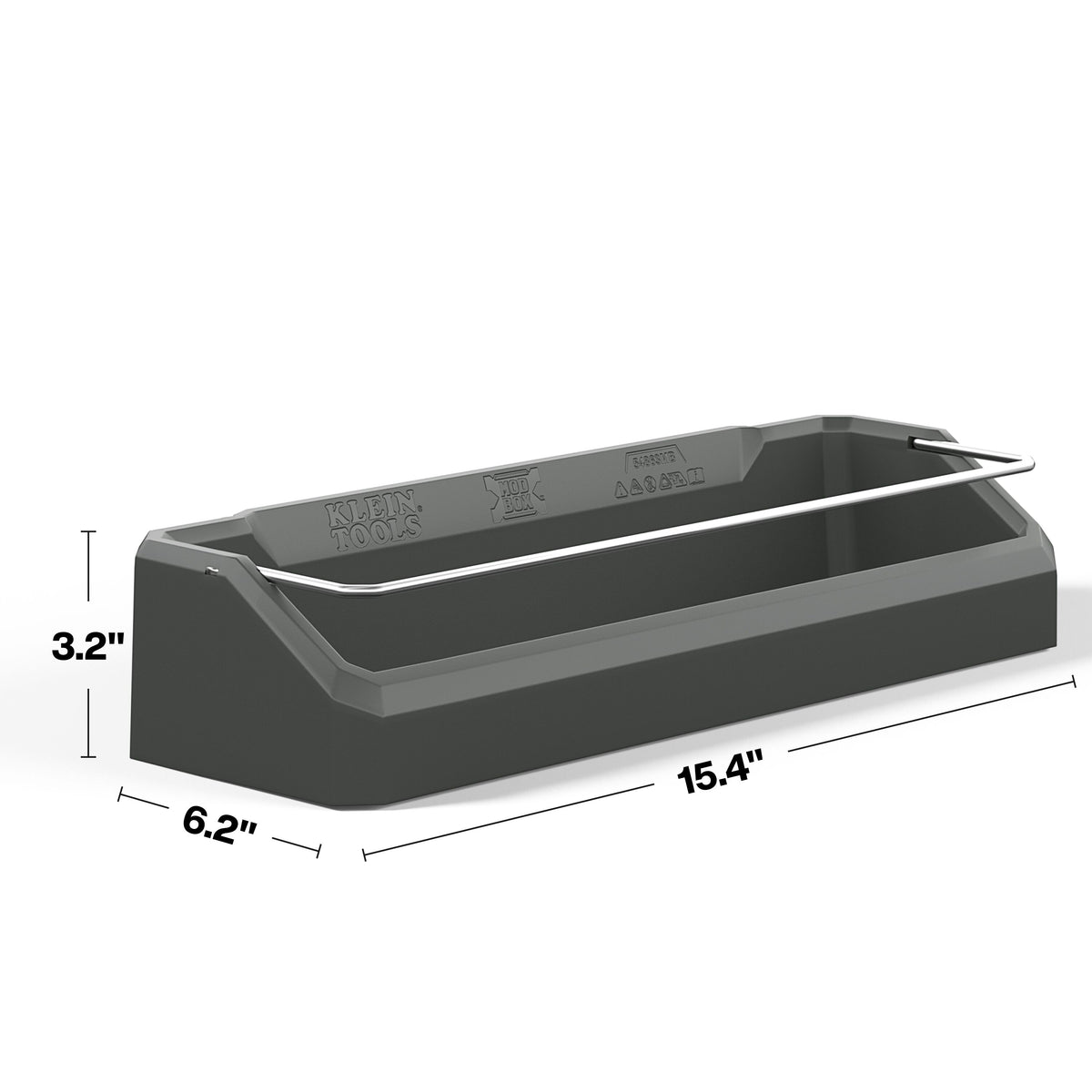 Klein Tools MODbox Wall System Narrow Shelf (54863MB) dimensions and rated capacity