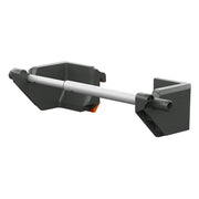 Klein Tools MODbox Spool Holder Rail Attachment (54866MB) gray and silver wire spool holder rail attachment